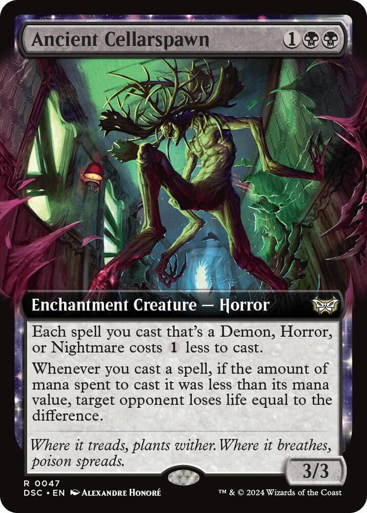 Ancient Cellarspawn (Extended Art) 47 card from Commander: Duskmourn: House of Horror