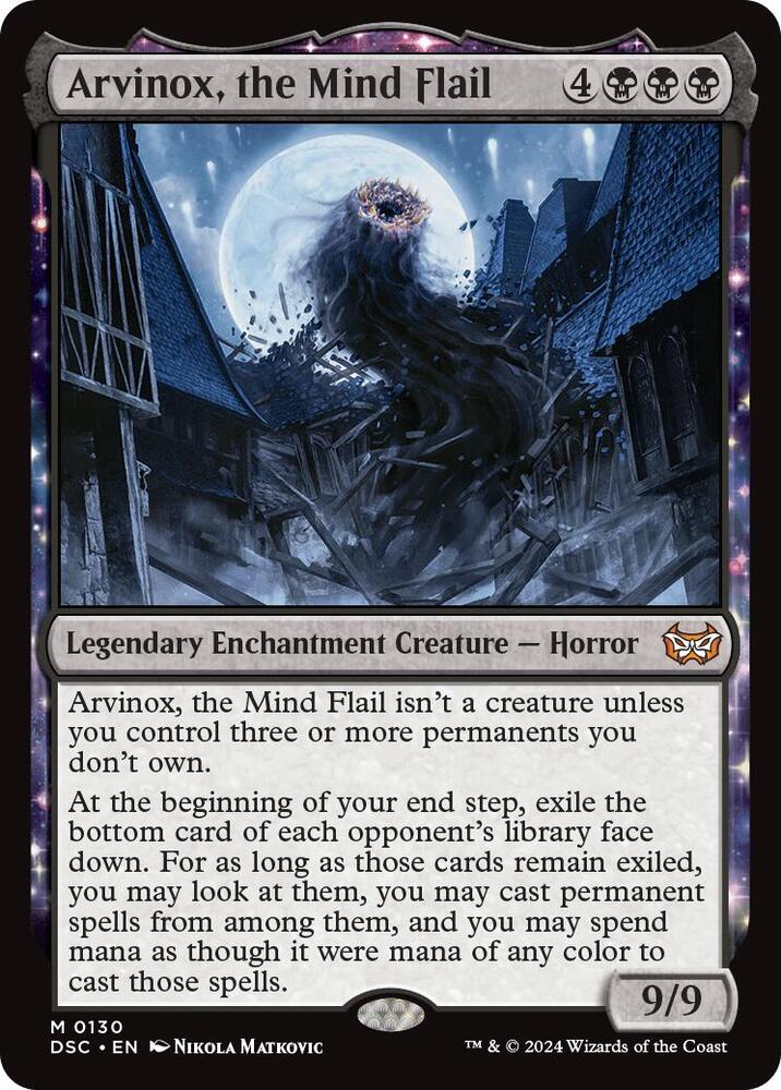 Arvinox, the Mind Flail 130 card from Commander: Duskmourn: House of Horror