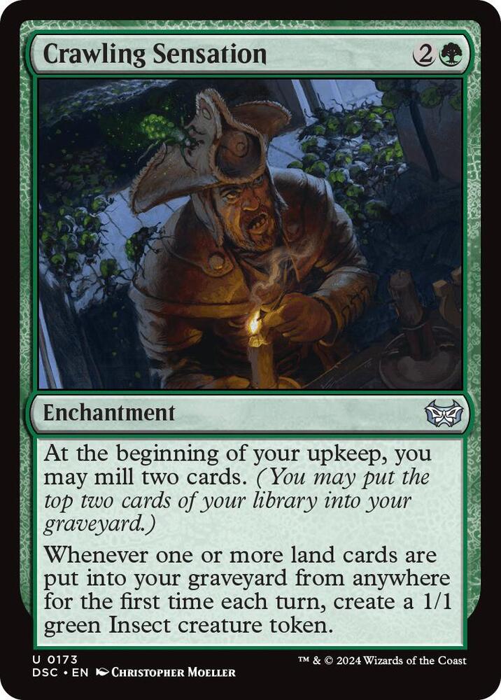 Crawling Sensation 173 card from Commander: Duskmourn: House of Horror