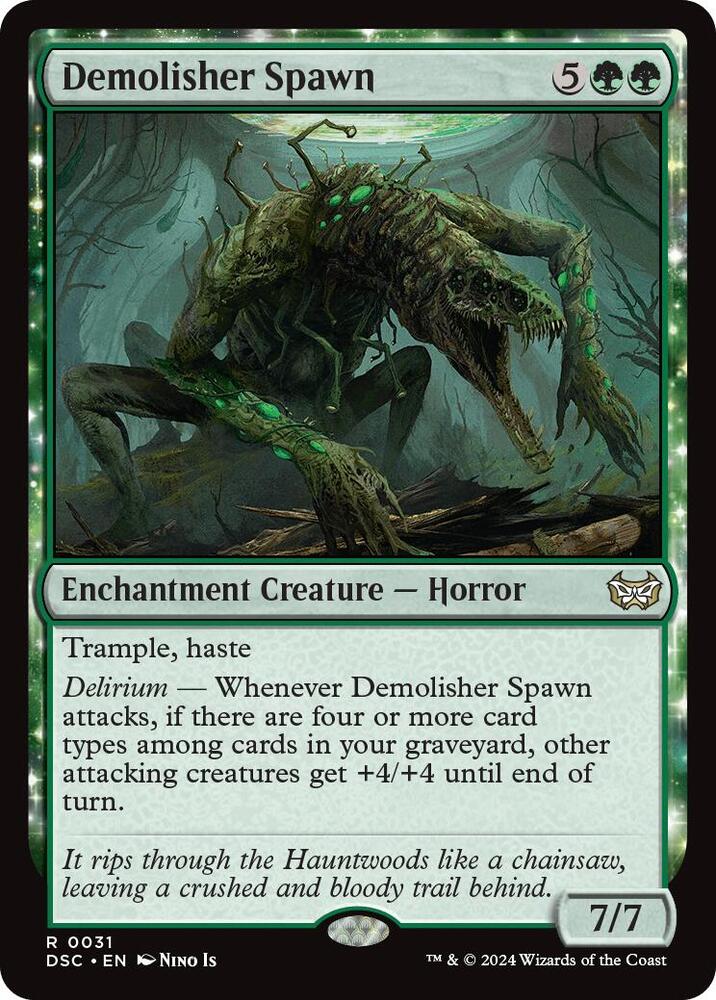 Demolisher Spawn 31 card from Commander: Duskmourn: House of Horror