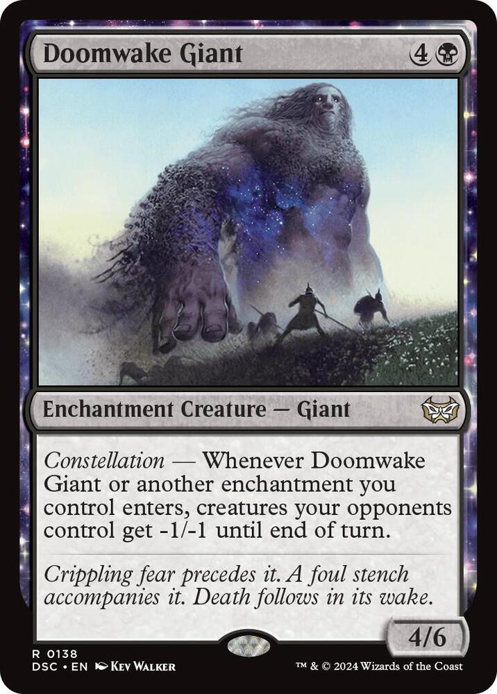 Doomwake Giant 138 card from Commander: Duskmourn: House of Horror
