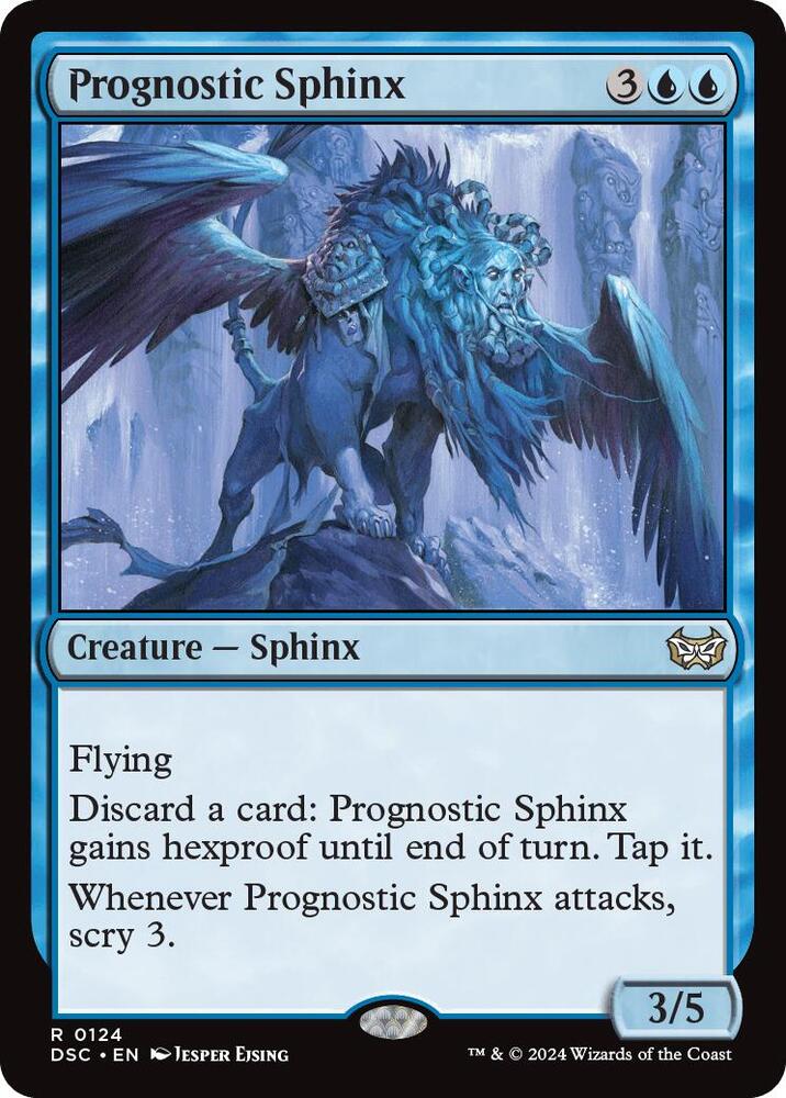 Prognostic Sphinx 124 card from Commander: Duskmourn: House of Horror