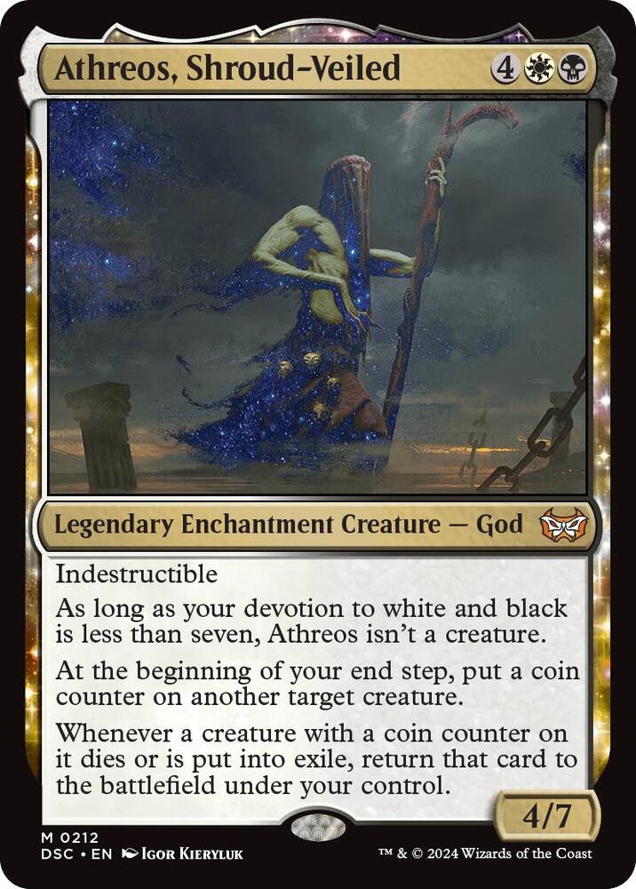 Athreos, Shroud-Veiled 212 card from Commander: Duskmourn: House of Horror