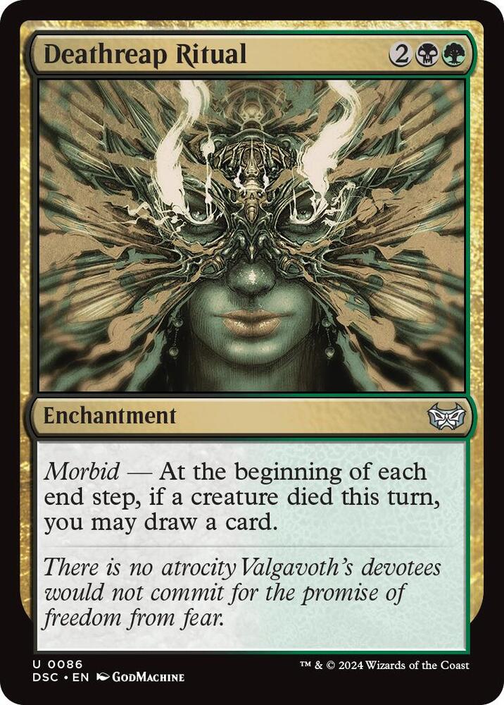 Deathreap Ritual 86 card from Commander: Duskmourn: House of Horror
