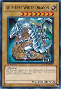 Blue-Eyes White Dragon SDDC-EN004 card from Structure Deck: Dragons Collide