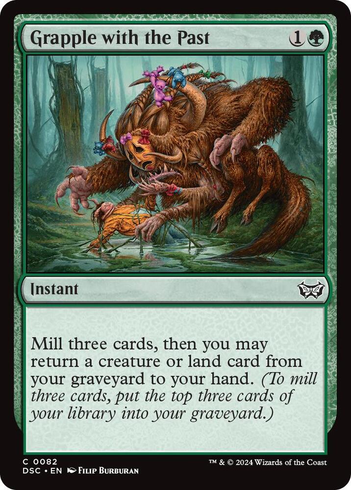 Grapple with the Past 82 card from Commander: Duskmourn: House of Horror