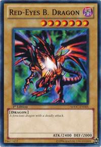 Red-Eyes B. Dragon SDDC-EN005 card from Structure Deck: Dragons Collide