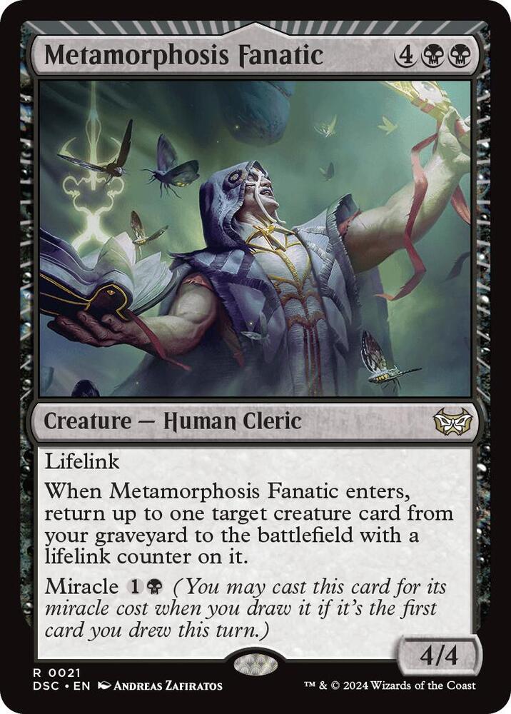 Metamorphosis Fanatic 21 card from Commander: Duskmourn: House of Horror