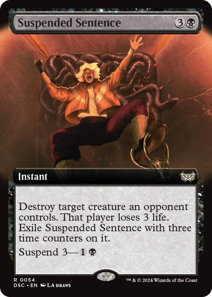 Suspended Sentence (Extended Art) 54 card from Commander: Duskmourn: House of Horror