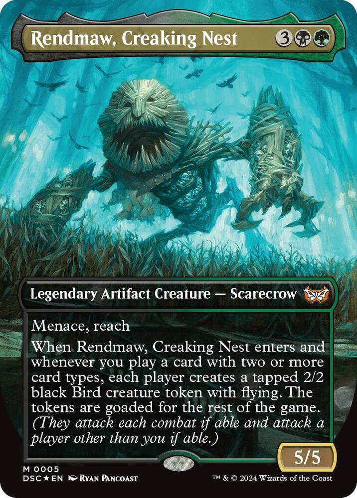Rendmaw, Creaking Nest (Borderless) 5 card from Commander: Duskmourn: House of Horror