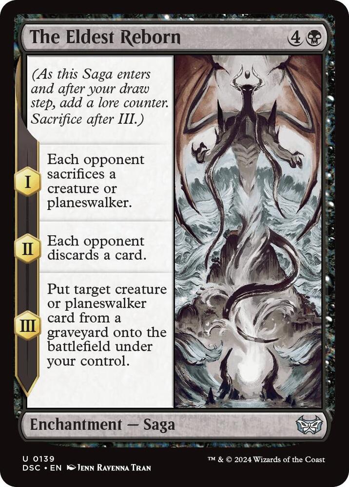 The Eldest Reborn 139 card from Commander: Duskmourn: House of Horror