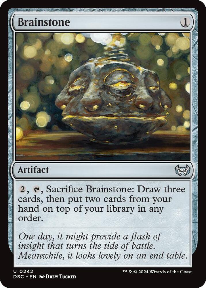 Brainstone 242 card from Commander: Duskmourn: House of Horror