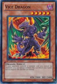Vice Dragon SDDC-EN009 card from Structure Deck: Dragons Collide