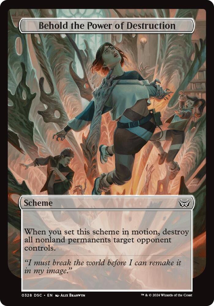 Behold the Power of Destruction (Full Art) 328 card from Archenemy: Duskmourn