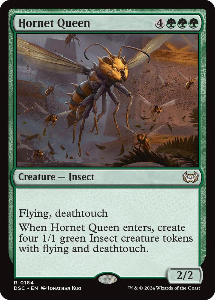 Hornet Queen 184 card from Commander: Duskmourn: House of Horror