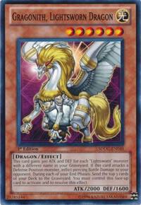 Gragonith, Lightsworn Dragon SDDC-EN010 card from Structure Deck: Dragons Collide