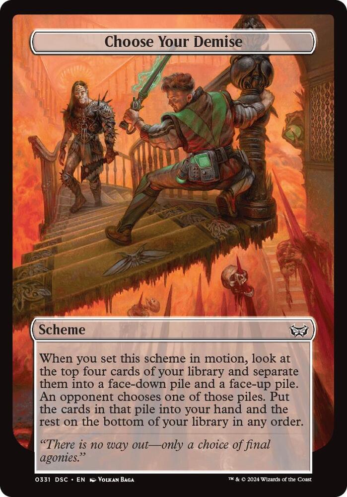 Choose Your Demise (Full Art) 331 card from Archenemy: Duskmourn