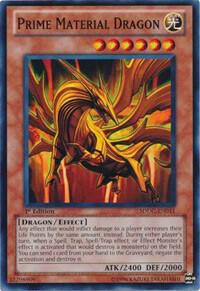 Prime Material Dragon SDDC-EN011 card from Structure Deck: Dragons Collide