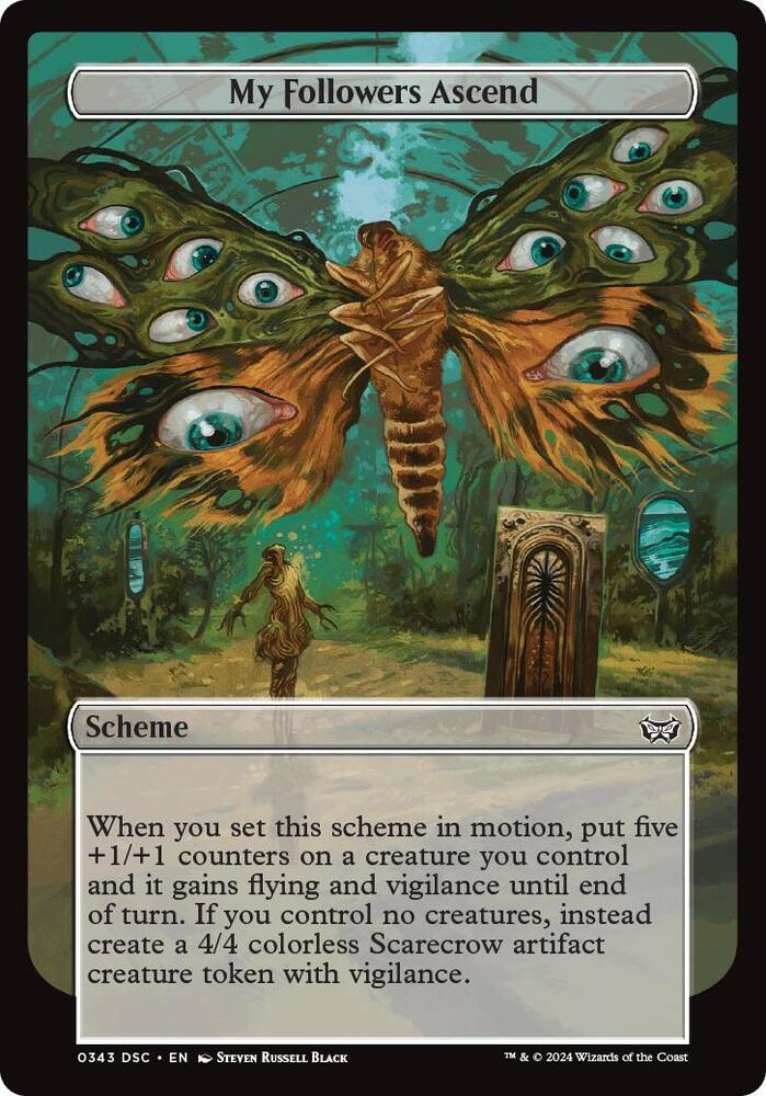 My Followers Ascend (Full Art) 343 card from Archenemy: Duskmourn