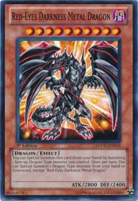 Red-Eyes Darkness Metal Dragon SDDC-EN013 card from Structure Deck: Dragons Collide
