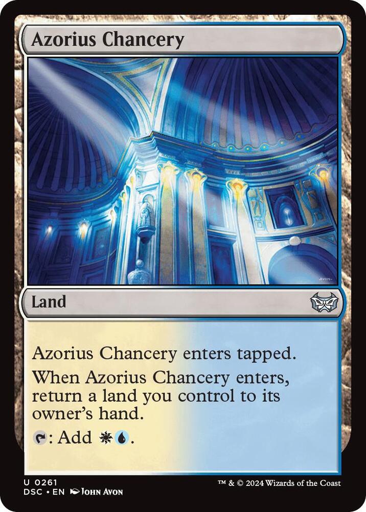 Azorius Chancery 261 card from Commander: Duskmourn: House of Horror