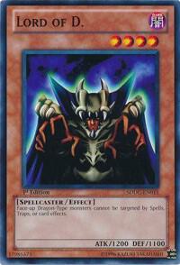Lord of D. SDDC-EN015 card from Structure Deck: Dragons Collide