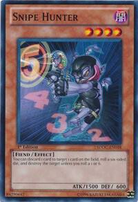 Snipe Hunter SDDC-EN018 card from Structure Deck: Dragons Collide