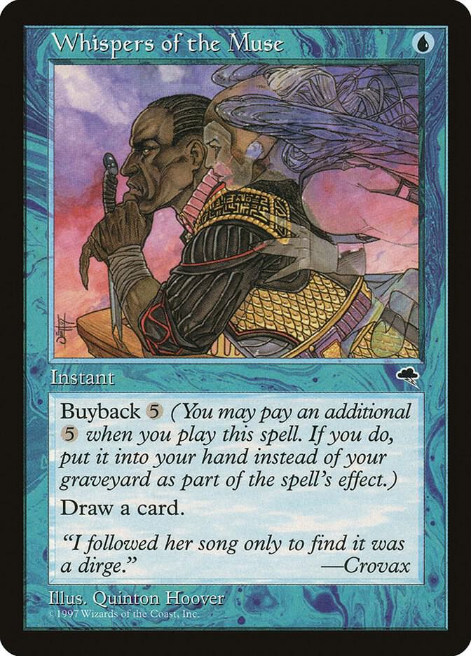 Whispers of the Muse 103 card from Tempest