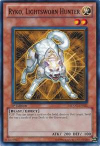 Ryko, Lightsworn Hunter SDDC-EN023 card from Structure Deck: Dragons Collide