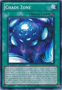 Chaos Zone SDDC-EN024 card from Structure Deck: Dragons Collide