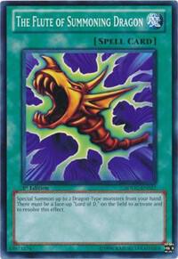 The Flute of Summoning Dragon SDDC-EN027 card from Structure Deck: Dragons Collide