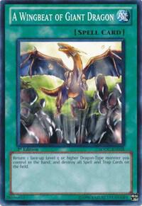 A Wingbeat of Giant Dragon SDDC-EN028 card from Structure Deck: Dragons Collide