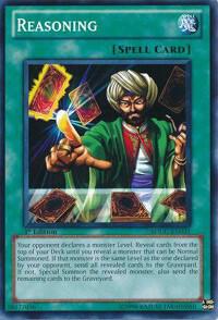 Reasoning SDDC-EN031 card from Structure Deck: Dragons Collide