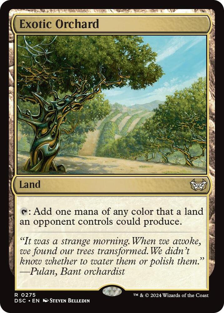Exotic Orchard 275 card from Commander: Duskmourn: House of Horror