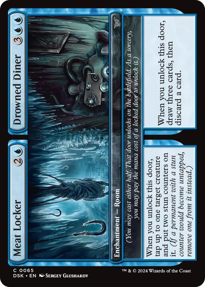 Meat Locker // Drowned Diner 65 card from Duskmourn: House of Horror