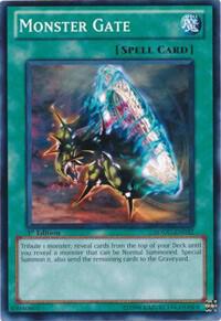 Monster Gate SDDC-EN032 card from Structure Deck: Dragons Collide