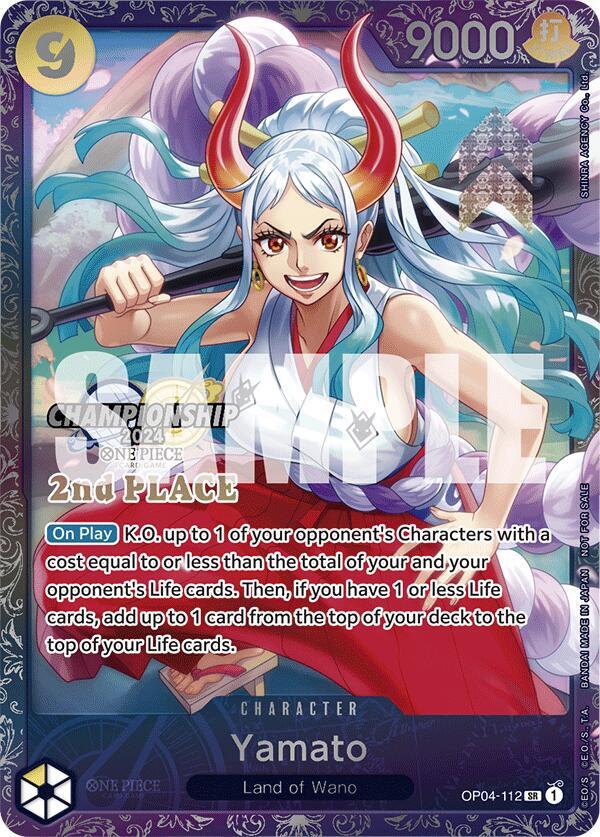 Yamato (Championship 2024 Finals 2nd Place) OP04-112 card from One Piece Promotion Cards
