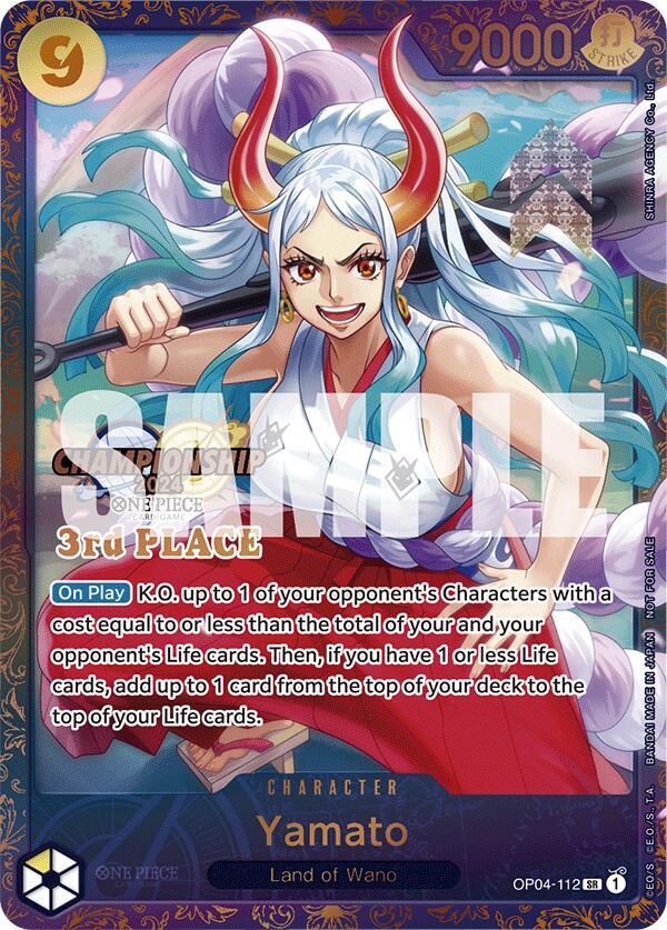 Yamato (Championship 2024 Finals 3rd Place) OP04-112 card from One Piece Promotion Cards