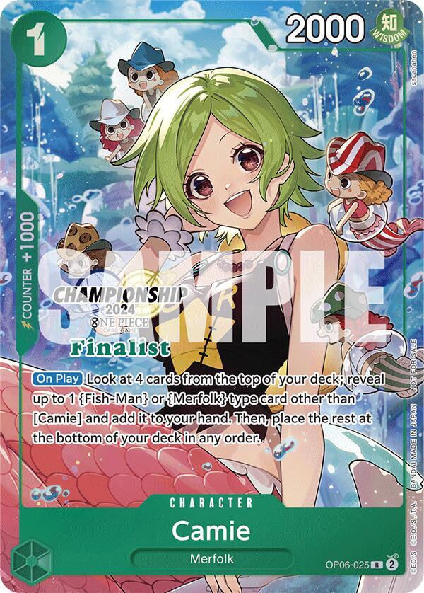 Camie (Championship 2024 Finalist Card Set) OP06-025 card from One Piece Promotion Cards