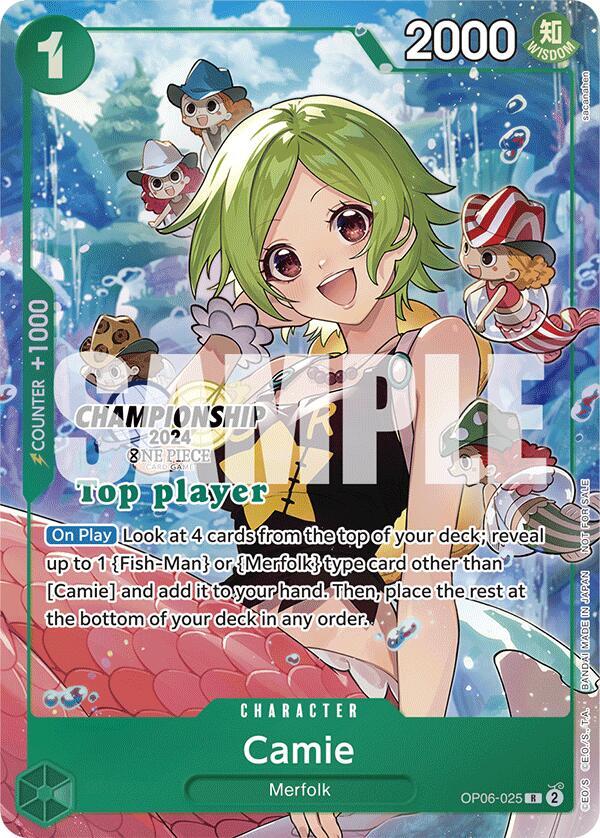 Camie (Championship 2024 Top Player Pack) OP06-025 card from One Piece Promotion Cards