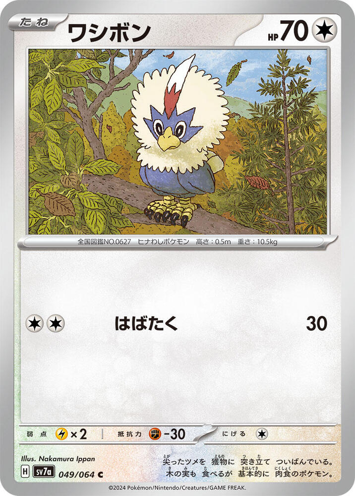 Rufflet 049/064 card from SV7a: Paradise Dragona