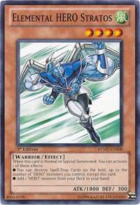 Elemental HERO Stratos RYMP-EN008 card from Ra Yellow Mega Pack