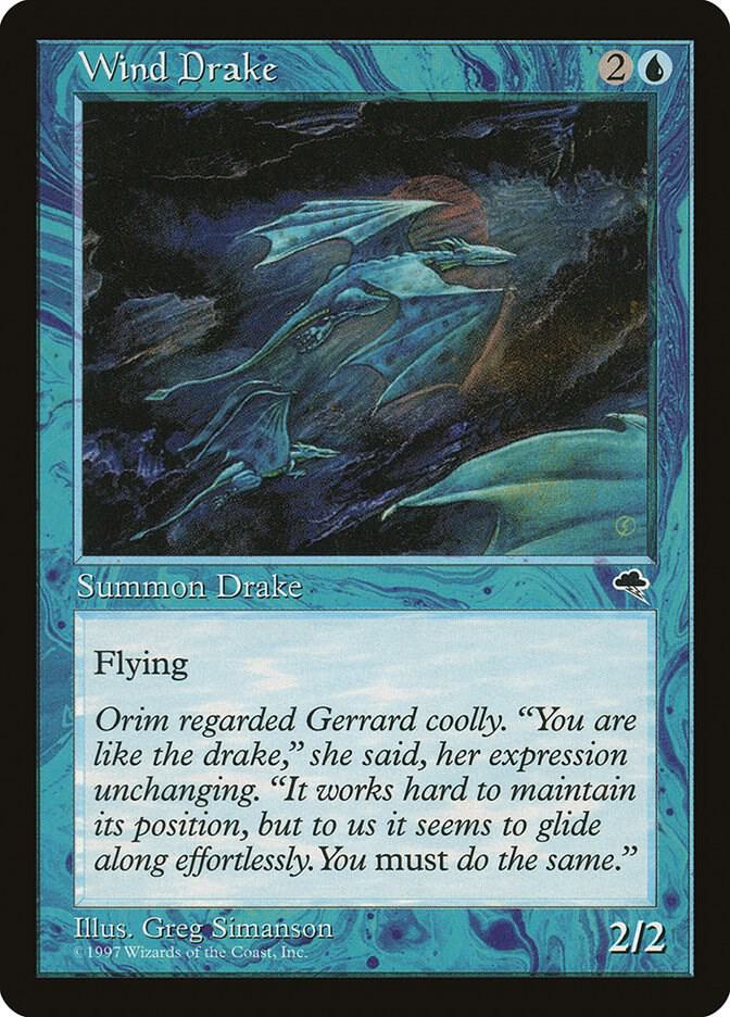 Wind Drake 105 card from Tempest
