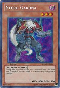 Necro Gardna RYMP-EN009 card from Ra Yellow Mega Pack