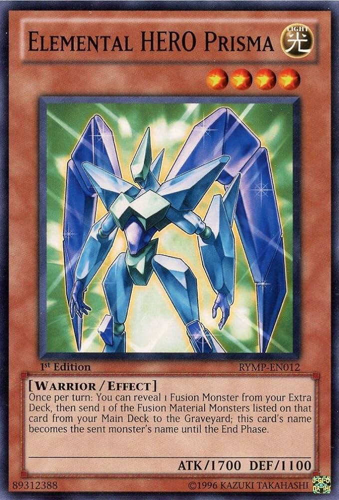 Elemental HERO Prisma RYMP-EN012 card from Ra Yellow Mega Pack