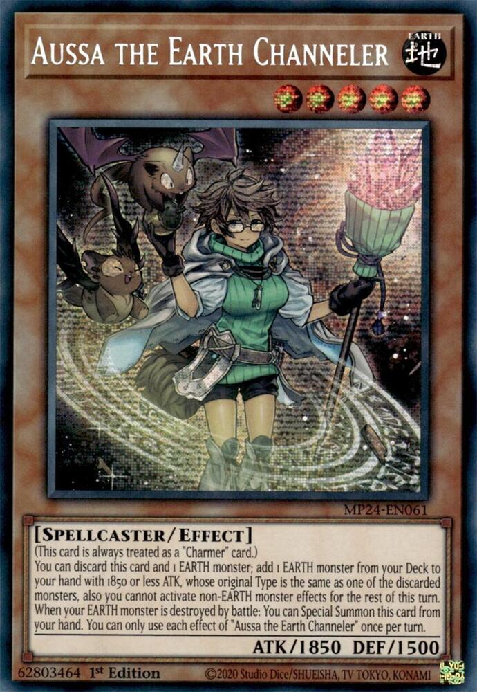 Aussa the Earth Channeler MP24-EN061 card from 25th Anniversary Tin: Dueling Mirrors