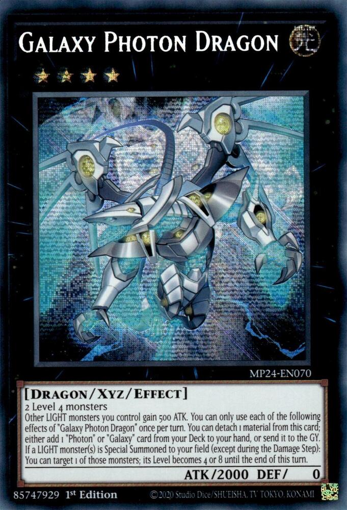 Galaxy Photon Dragon MP24-EN070 card from 25th Anniversary Tin: Dueling Mirrors