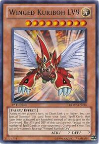 Winged Kuriboh LV9 RYMP-EN014 card from Ra Yellow Mega Pack