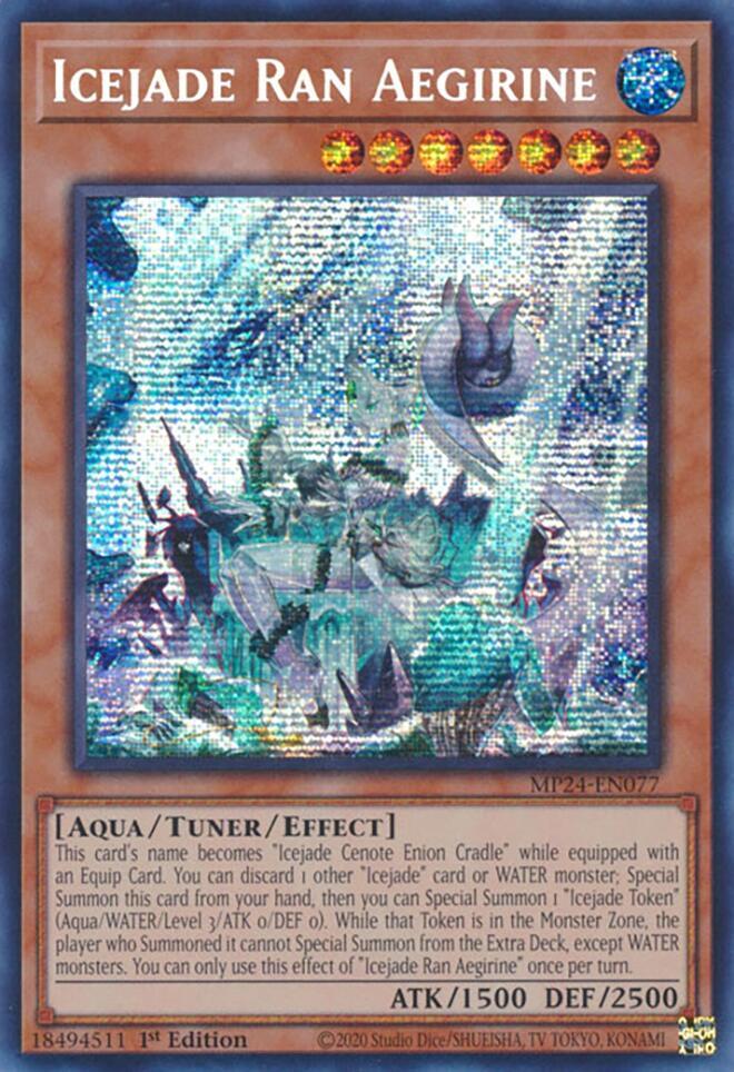 Icejade Ran Aegirine MP24-EN077 card from 25th Anniversary Tin: Dueling Mirrors