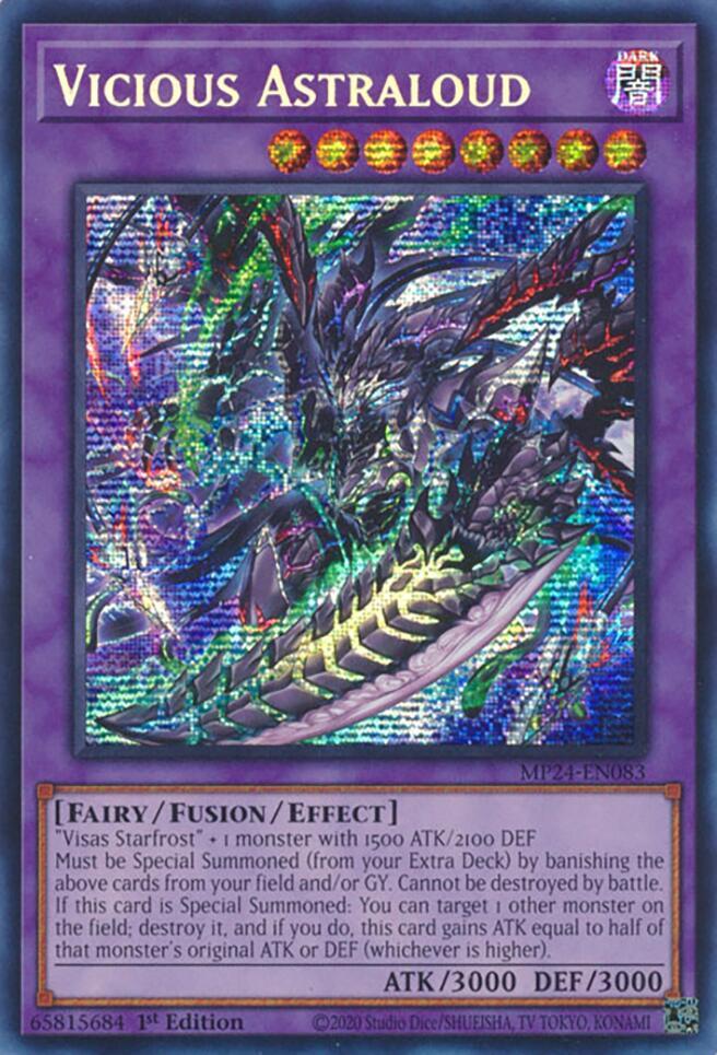 Vicious Astraloud MP24-EN083 card from 25th Anniversary Tin: Dueling Mirrors